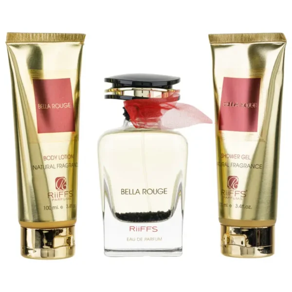 Bella-Rouge-1-768x768-1.jpg Set Cadou Bella Rouge Apa de Parfum 100ml+Gel Dus 100ml+Lotiune de corp 100ml,Riffs