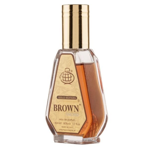 res_70dec5183b2f0038ce59aae220f367d9 Apa de Parfum Brown Orchid Gold Edition, Fragrance World, Unisex - 50ml