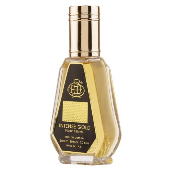 res_a37d40c6dbe25b9a308e5a9daa24ea53 Apa de Parfum Intense Gold, Fragrance World, Femei - 50 ml